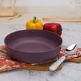 thumbnail image 6 of Mainstays - Purple Round Plastic Dinner Bowl, Interwoven Braided Etched, 42-Ounce, 6 of 6