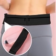 thumbnail image 2 of Riñonera deportiva, riñonera para correr, riñonera impermeable de gran capacidad para maratón, negra, 2 of 6