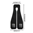 thumbnail image 2 of Leather Car Seat Headrest Hooks | Universal Double Hooks for Purses Bags & Groceries | Back Seat Storage Hanger Organizer for Cars SUVs & Trucks | 2-Pack, 2 of 3