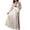 White, variant on Women‘s Satin & Lace Trim Long Nightgown - Elegant Slip Dress with Matching Robe for Special Occasions