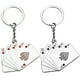 thumbnail image 1 of 2 llaveros colgantes de cartas de póker, llavero decorativo con colgante de naipes, llavero colgante, 1 of 7