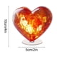 thumbnail image 3 of Adornos de San Valentín, regalos de San Valentín, embudo con forma de corazón en 2D, artesanías decorativas para sala de estar y dormitorio, letrero giratorio de acrílico, adornos de plástico., 3 of 7