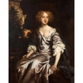 thumbnail image 2 of Sir Peter Lely 20x24 Black Ornate Framed Double Matted Museum Art Print Titled: Portrait of Lady Elizabeth Strickland, Nee Pile, 2 of 5
