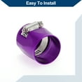thumbnail image 5 of Unique Bargains AN18 Hose Finisher Clamp/ Rubber Hoses End Finisher for Oil Fuel Tube/Durable Aluminum Alloy/4 Pcs Purple, 5 of 6