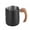 Black, variant on Milk Frothing Pitcher 600ml/1000ml Latte Art Cup Stainless Steel Latte Jug Thickened Espresso Milk Frothing Cup with Handle for Home