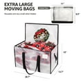 thumbnail image 2 of TIJITY 8 Pack Moving Bags Heavy Duty Extra Large, Waterproof Storage Totes, Alternative for Moving Boxes & Moving Supplies, Clear Moving Totes with Zipper, Reinforced Handles & Tag Pocket, 2 of 8