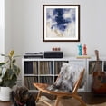 thumbnail image 4 of Art.com Blue Rain Art Print by Silvia Vassileva, Brown Frame Wall Art, 38" x 38", 4 of 5
