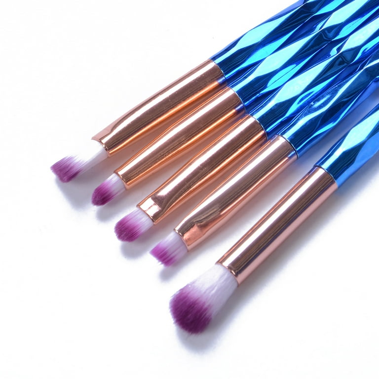 Unicorn Pink Diamond Makeup Brushes Set –