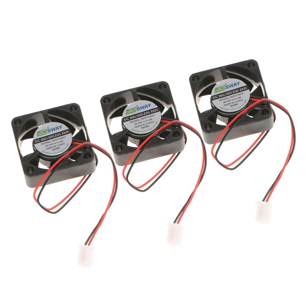 Pack 4 Ventiladores 4020 DC 5V 40x40x20mm Para Impresora 3D: Silenciosos Y Con Cable De 30 Cm