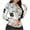 White, variant on Lilgiuy Women Lapel Printing Front Button Cardigan Long Sleeves Shirt Tops Coat(Black,12) Winter Dresses for 2022