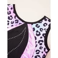 thumbnail image 5 of Alvivi Gymnastics Leotards for Girls Kids Sleeveless Printed Biketard with Shorts Athletic Trackusit Leopard 14, 5 of 7