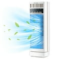 thumbnail image 1 of Costway 14" Mini Oscillating Tower Fan Electric Desk Fan w/3 Speed & Timer White, 1 of 10