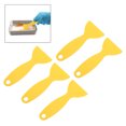 thumbnail image 1 of 3D Printer Plastic Spatula, Flexible Hanging Hole Design Resin Removal Scraper High Hardness Reusable Yellow  for 3D Printing, 1 of 8