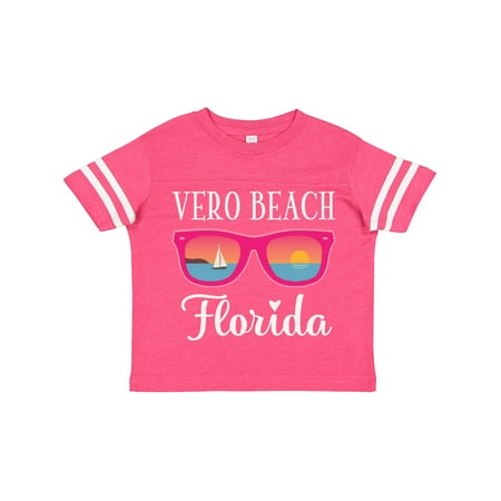 

Inktastic Vero Beach Florida Vacation Trip Gift Toddler Toddler Girl T-Shirt