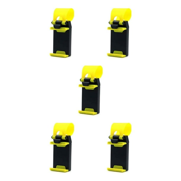 Kenally Soporte para teléfono móvil Soporte para teléfonos a prueba de sacudidas de goma Soportes para amarillo Type1 NO1