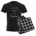 thumbnail image 6 of CafePress - Everything Happens For A Riesl Men's Dark Pajamas - Men's Dark Loose Fit Cotton Pajama Set, 6 of 7