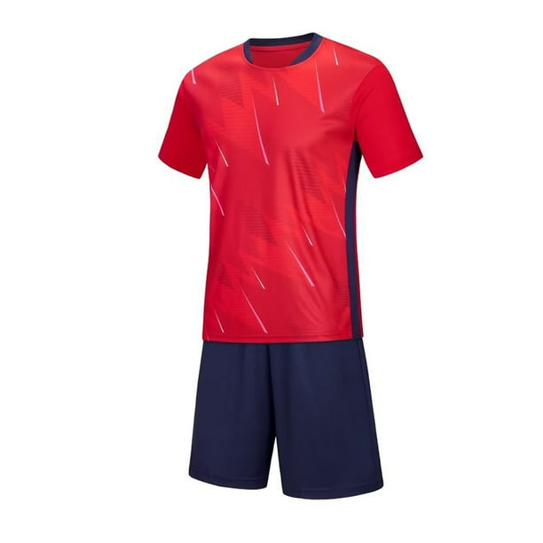 Odeerbi 4-16 Años Niños Verano Atletismo Trajes de Secado Rápido Deportes Correr Tops Pantalones Cortos Conjunto Transpirable Manga Corta Cuello Redondo Top Shorts