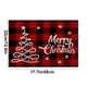 thumbnail image 3 of Juego de 1 mantel individual navideño | Adornos navideños con motivo de murciélago | Manteles individuales antideslizantes, impermeables y resistentes al calor para el comedor | Rojo, verde y blanco, 3 of 6