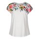 thumbnail image 4 of Blusa informal de manga corta con cuello redondo y estampado floral de verano para mujer Fridja  hjk4523, 4 of 8
