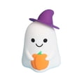 thumbnail image 2 of Lámpara de lectura coleccionable con luz nocturna fantasma de Halloween, adorno de mesa para Halloween Luz cálida, 2 of 9