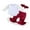 White, variant on Wassery Baby Girl Christmas Outfits Clothes 6M 12M 18M 24M Toddler Long Sleeve Stars Romper  Flare Pants Headband Set 3Pcs Christmas Holiday-themed Clothing for Newborn Girls