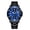 Black steel - blue surface, variant on Men's Quartz Sports Wind Fine Steel Belt Calendar Watch Foreign Trade New Watch