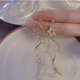 thumbnail image 4 of 1 Par De Pendientes De Borla De Cristal Estrella De La Moda Para Las Mujeres Perla Coreana Gota Larga Fiesta Boda Joyería Regalos, 4 of 4