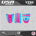thumbnail image 4 of Kalair GFX Graphics Kit for Yamaha YZ80 (1993-2001) Usa Series, 4 of 5