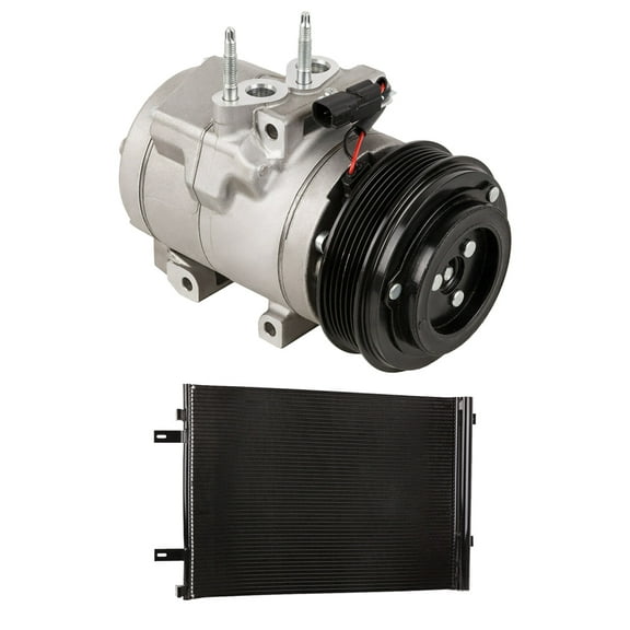 For Ford F-250 F-350 Super Duty OEM AC Compressor w/ A/C Condenser & Drier - BuyAutoParts