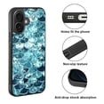 thumbnail image 2 of WIRESTER Shockproof Soft Rubber Cover Case for Apple iPhone 16 Plus 6.7" 2024, Mermaid Scales Blue Wave, 2 of 5