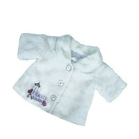 - White Princess Winter Jacket Outfit Teddy Bear Clothes Fits Most 14 -18