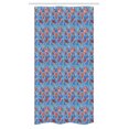 thumbnail image 1 of Cartoon Stall Shower Curtain, Style Otters with Ornamental Seaweed and Corals in Blue Water, Fabric Bathroom Decor Set with Hooks, 36" W x 72" L, Multicolor, by Ambesonne, 1 of 1