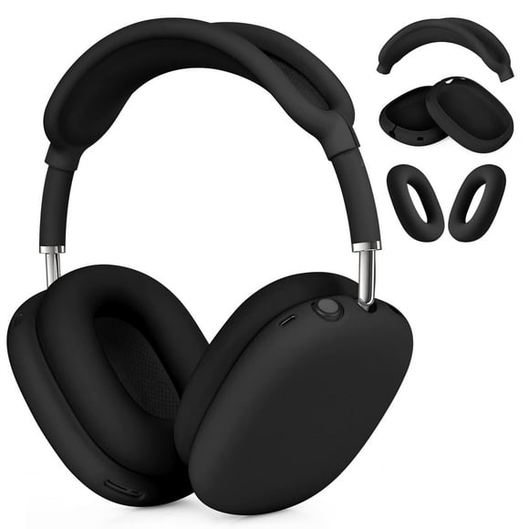 Cases for Airpods Max , Soft Silicone Pretective Cover (Black)