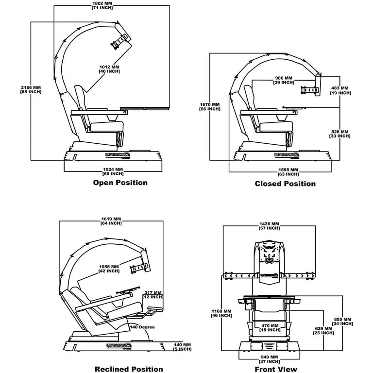 IW-R1 CHAIR KEYBOARD TRAY OPEN/CLOSE 