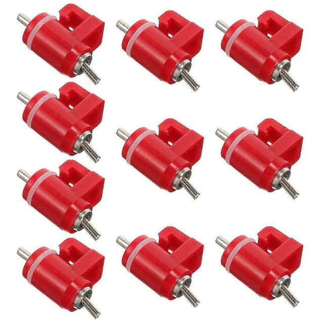 10Pcs Chicken Waterer Nipples Chicken Water Nipples Chick Drinkers Replacement Waterer Nipples