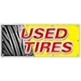 thumbnail image 2 of SignMission B-96 Used Tires 36 x 96 in. Banner Sign - Used Tires, 2 of 4
