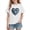White, variant on Yeaiivve Short Sleeve Tops for Girls Valentines Day Love Heart Graphic Tees Crewneck Casual Cotton T-Shirts Comfy Loose Pullover Tshirt Black 150