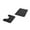 Black, variant on Yhmxh 2Pcs Memory Foam Toilet Bath Mat U-Shaped Bathroom Rugs Set, Commode Contour Rug, Soft and Comfortable, Super Water Absorption, Non-Slip, Thick, Machine Wash and Easier to Dry for Bathroom