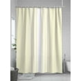 thumbnail image 5 of Shower Curtain Cream Vertical Stripes Bathroom Curtains with Hooks, Waterproof Fabric Classic Striped Bath Shower Curtains Set for Bathroom Bathtubs Decor 72x72 Inch, 5 of 8