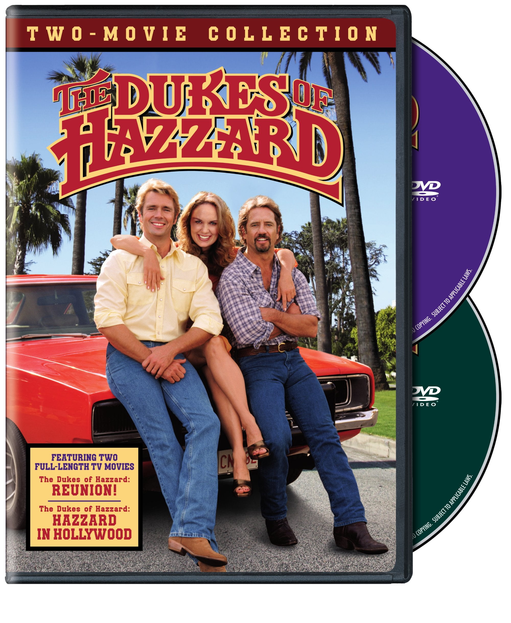The Dukes of Hazzard Two Movie Collection Reunion Hazzard in Hollywood