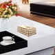 thumbnail image 3 of Caja de pañuelos de pers de simución moderna, contenedor de papel metálico creativo brilnte, para baño, mesitas de noche, escritorios de cocina Baoblaze Almacenamiento de tejidos, 3 of 7