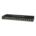 thumbnail image 1 of NETGEAR GS316PP - Switch - unmanaged - 16 x 10/100/1000 (PoE+) - desktop, wall-mountable - PoE+ (183 W), 1 of 5