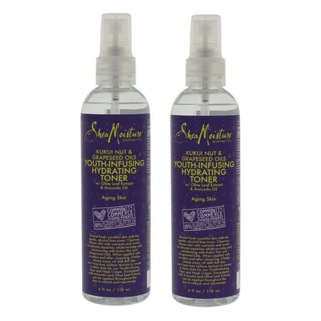 Kukui Nut and Grapeseed Oils Youth-Infusing Hydrating Toner by Shea Moisture for Unisex - 4 oz Toner