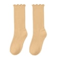 thumbnail image 2 of Dlentnea Girls Boys Crew Socks School Uniform Dress Solid Color Comfortable Casual Spring Sock for Kids, 2 of 6