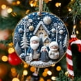 thumbnail image 3 of Xihbxyly Liquidación de Verano 2024 Regalos Navideños Colgantes para Familiares y Compañeros Decoración Redonda para Árbol de Navidad, 3 of 7