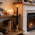 thumbnail image 6 of Metal Candleholder with Side Loop Handle, Small Handheld Holder for Taper Candles, Tabletop Dining Decor, Stand for Home Ambiance, Wedding or Dinner Party Arrangement, Durable Metal, 6 of 6