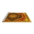 thumbnail image 2 of Ahgly Company Machine Washable Indoor Rectangle Persian Yellow Traditional Area Rugs, 8' x 10', 2 of 4