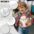 thumbnail image 7 of DISNIMO Toddler Christmas Sweatshirt Girls Santa Claus Printed T-Shirts Long Sleeve Pullover Tops Crewneck Sweater Tops for Fall Winter 1-2 Years, 7 of 7