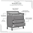 Dream on Me Marcus Changing Table and Dresser, Storm Gray