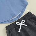 thumbnail image 4 of Baby Boy Clothes Kids Boys Fall Winter Graphic Long Sleeve Elastic Waist 6 12 18 24 Months Everyday Outfit Set 2 Piece, 4 of 6